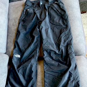 Youth large Northface ski pants all black